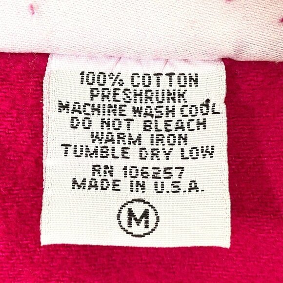 Soft Surroundings Tunic Top Womens size Medium Collared 3/4 Sleeve Pockets Pink - Picture 9 of 10